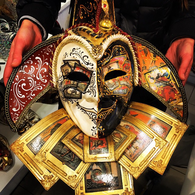 The €180, authentic, Venetian mask.